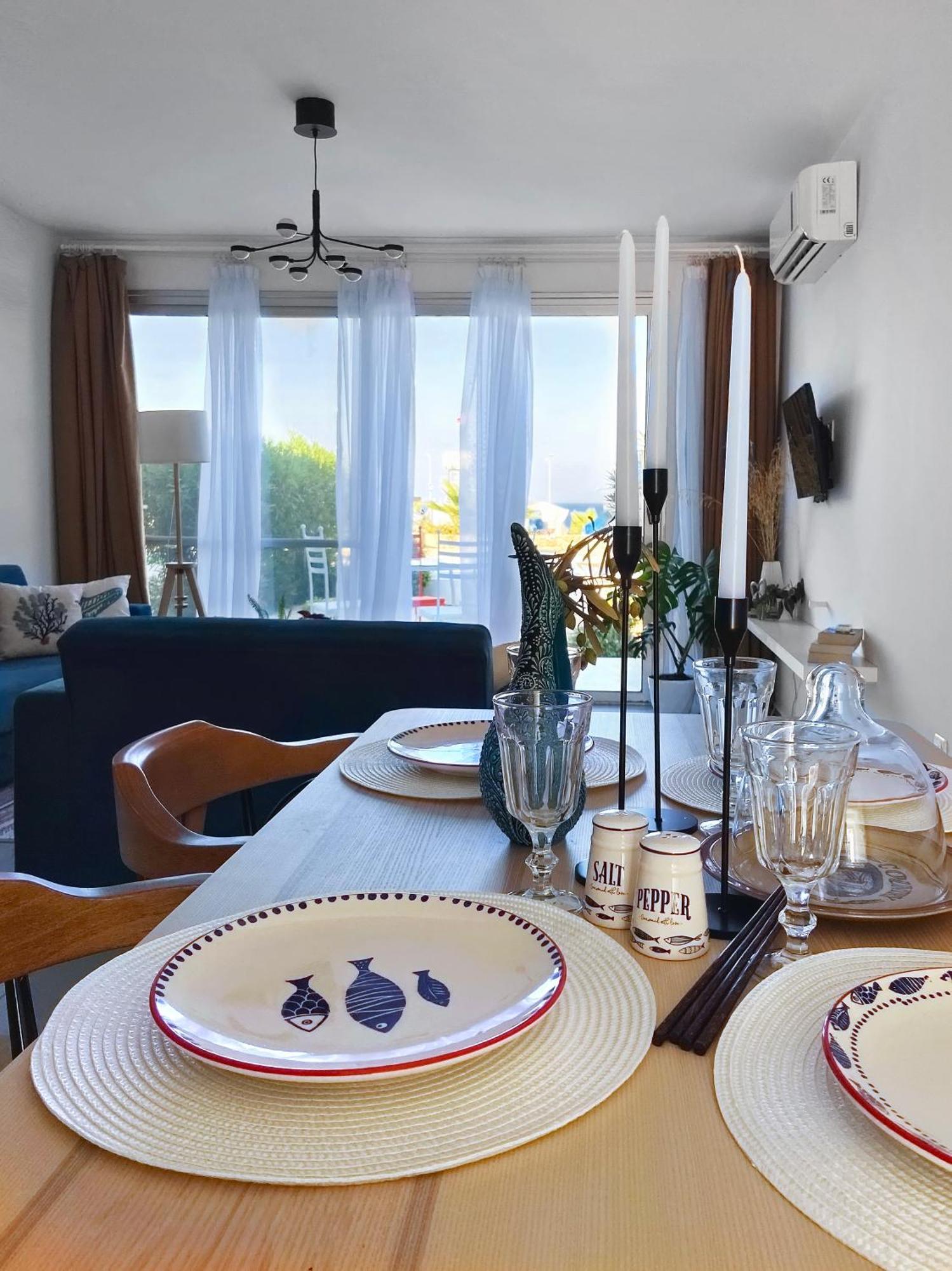 Spacious Three-Bedroom Apartment With Sea View A4 Лапитос Экстерьер фото